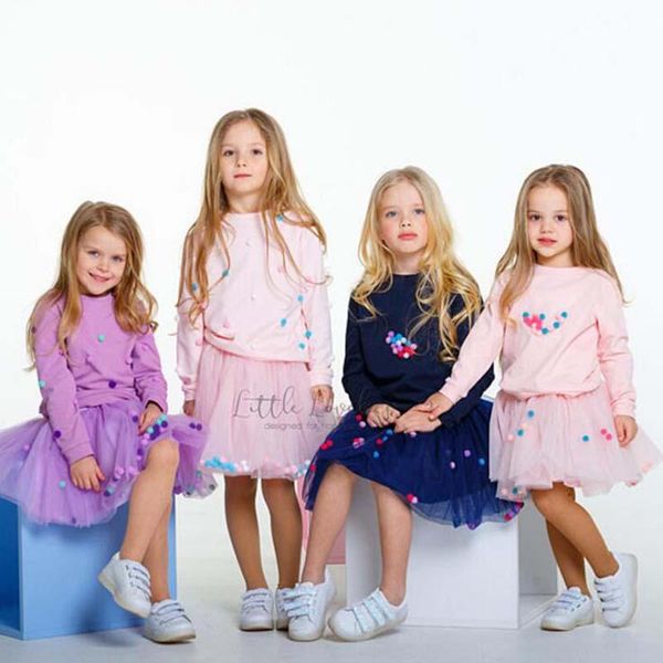 

skirts 2021 fashion girls kids short tutu children's lace spring summer clothes 11 colors, Blue