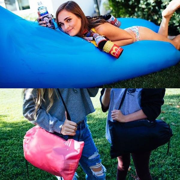 

outdoor pads inflatable recliner sofa hammock-portable,waterproof,ideal forbackyard lakeside beach trips,camping, picnics,festivals