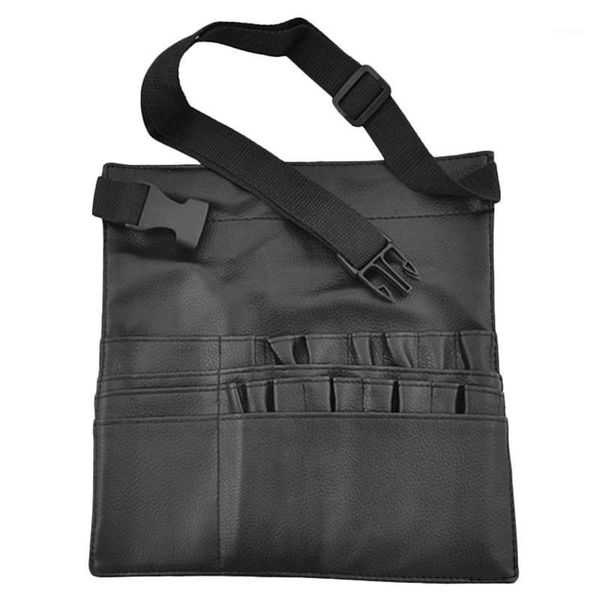 

pockets professional cosmetic makeup brush bag with artist belt strap for women (brush not included) bags & cases1