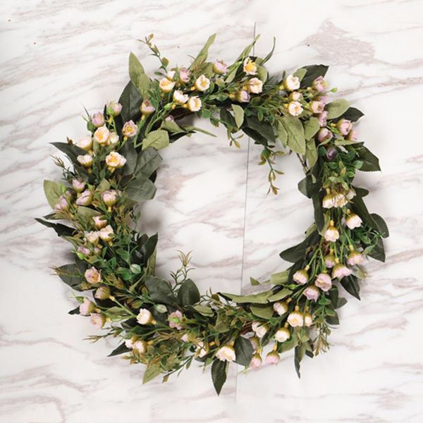 

wreath flower wedding decor home decoration simulation flowers beautiful holiday favor durable semi-handmade artificial plant decorative & w