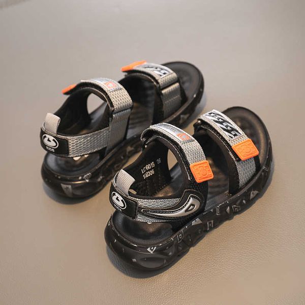 

babaya boys sandals children's casual shoes 2021 summer new kids beach shoes anti-slip sports sandals c0602, Black;red