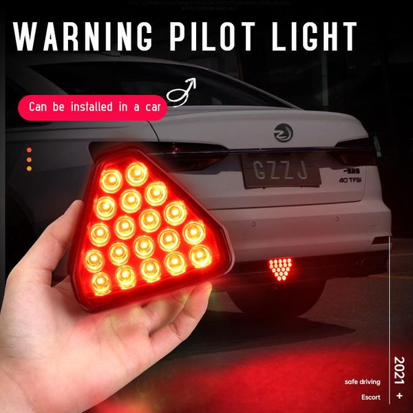 

emergency lights 12v car led brake light pilot universal anti-collision warning fog cruise flashing tail modification