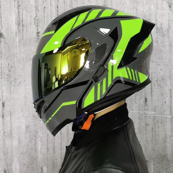 

motorcycle helmets modular helmet filp up double lens universal for men and women
