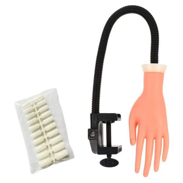 

false nails 100pcs with manicure practice fake hand model nail art accessories, Red;gold