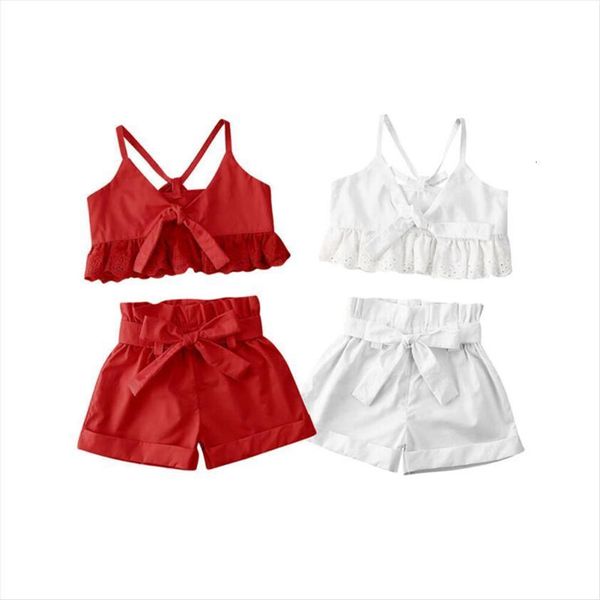 

uk baby kids girl strap ruffle lace shorts pants holiday clothes sunsuit, White
