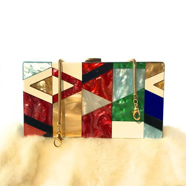 

trendy handbag brand fashion women handbags acrylic luxury party prom evening bag woman casual box clutch purse bags