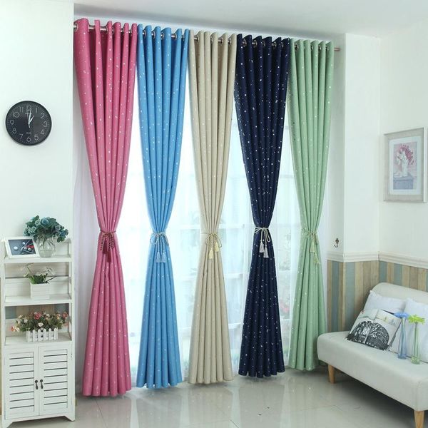 

curtain & drapes full shading curtains for living dining room bedroom children's star 5 colors optional product customization