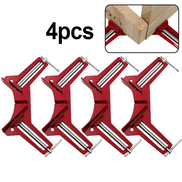 

professional hand tool sets 4pcs/style 90 degrees angle clamp right woodworking frame diy glass