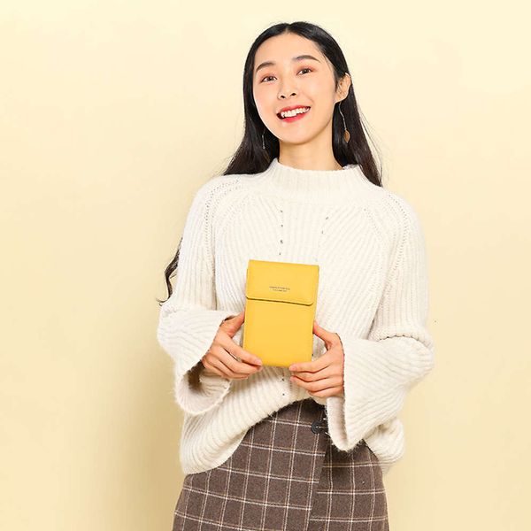 

2021 popular2021 new mobile phone fashion korean women's messenger bag