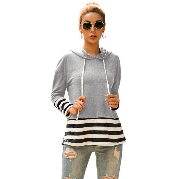 

women's hoodies & sweatshirts women 2021 autumn winter plus size long sleeve pullover hoodie female casual warm hooded sweatshirt, Black