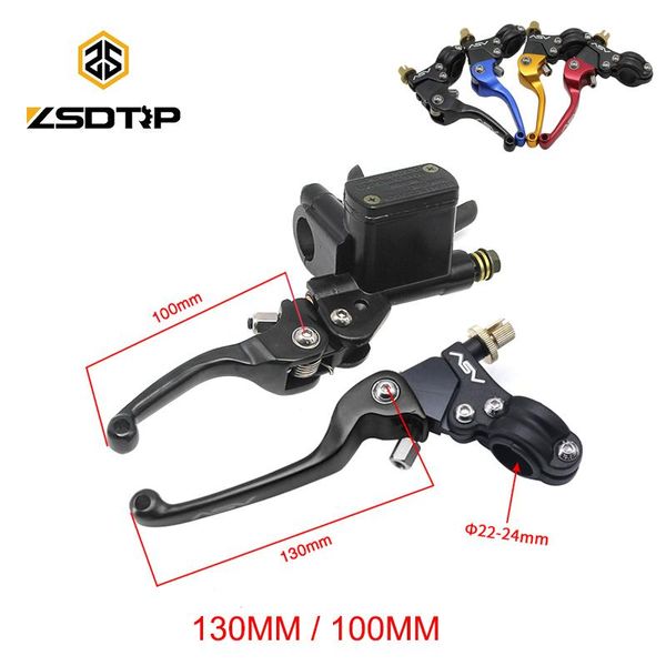 

motorcycle brakes zsdtrp universal brake pump buggy scooter cylinder handle accessories left right clutch lever 50-250cc