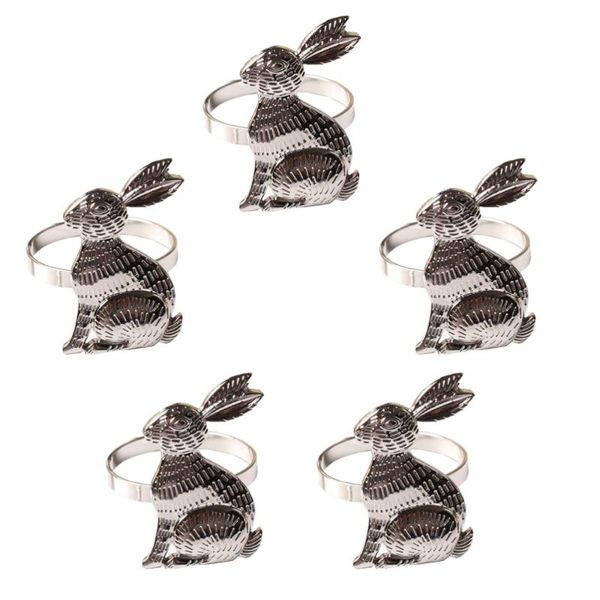 

pcs shape napkin decors clips beautiful dinning supplies (silver) rings