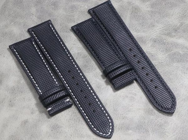 

watch bands handmade band can use butterfly buckle cowhide strap 22 * 20mm strap, bracelet retro thin section wristband, Black;brown