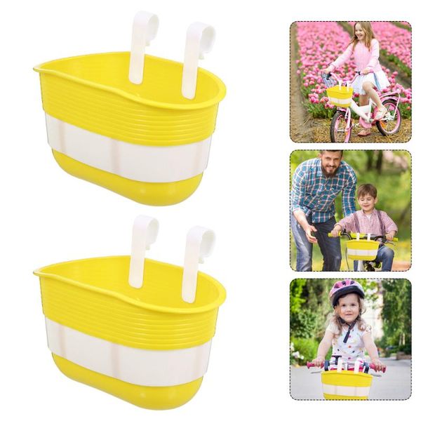 

car organizer 2pcs bicycles basket children bike tricycle scooter front handlebar