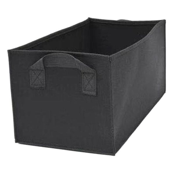 

planters & pots sv-3pcs planting bag square felt potato tree black thickening