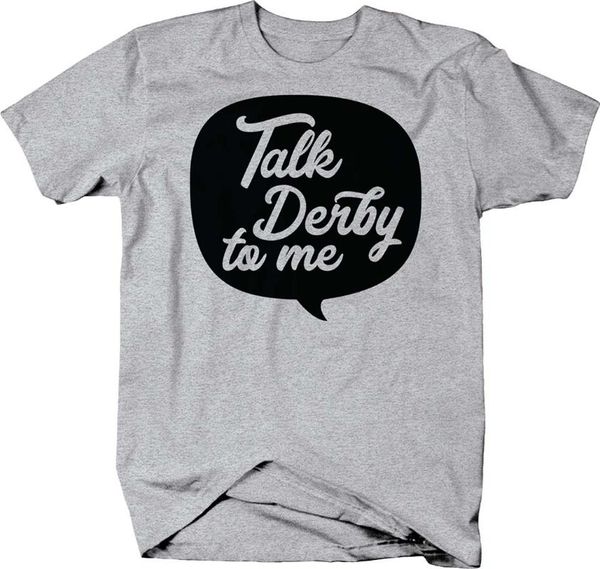 

men's t-shirts details about Â talk derby to me quote cursive funny sports roller skating t shirt for men, White;black