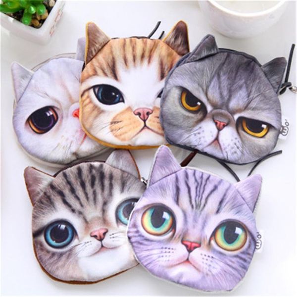 

business card files retro meow star human big cat zero purse face pet coin bag stationery creative christmas gifts