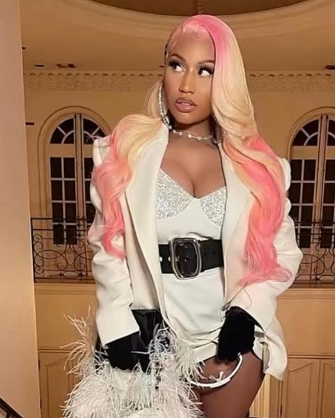 

lace wigs alifitov mix pink 613 hd brazilian remy human hair front for black women, Black;brown