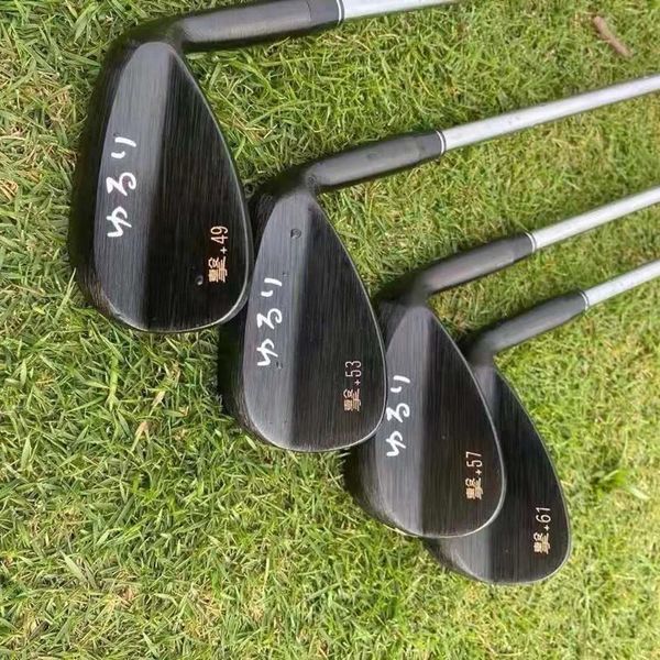 

complete set of clubs golf wedges yururi gekku forged 49 53 57 61 degree with steel shaft