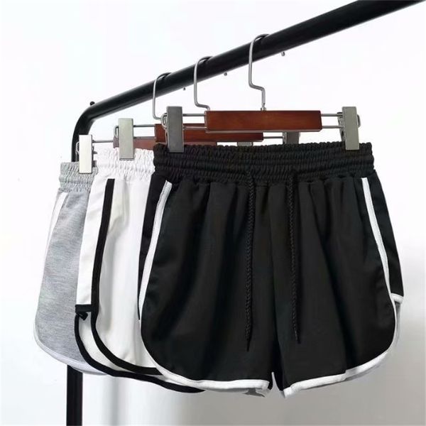 

sports fast dry breathable running yoga anti run out shorts women's thin loose fitness spring and summer sports pants, Black
