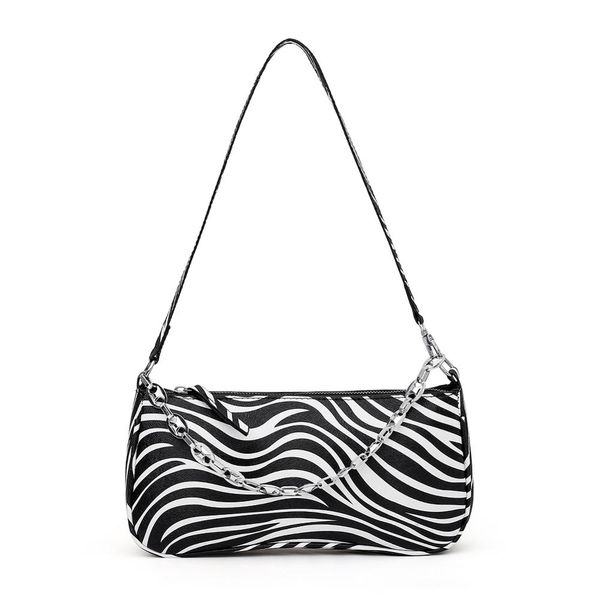 

women totes bags retro animal zebra cow pattern clutch handbag female casual pu leather underarm shoulder shopping tote purse