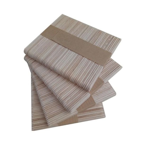 

forks 200pcs natural wood craft, popsicle sticks ice cream candy making and garden markers. smooth, splinter-free