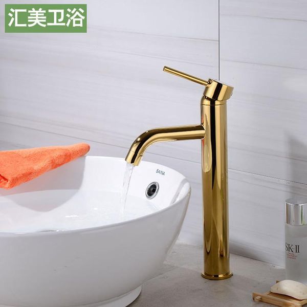 

all copper-plated gold-plated basin faucet cold and table basin faucet wash mixed