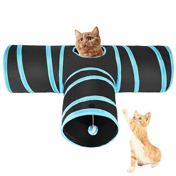 

small animal supplies funny pet combination cat tunnel game channel collapsible kitten puppy ferrets toys play dog tubes toy