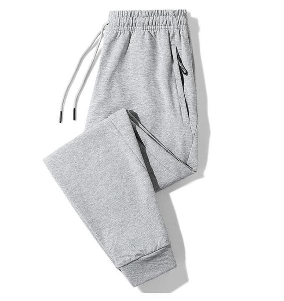 

men's pants summer thin fashion elastic waist casual male streetwear loose pure cottontrousers hero straight trousers xs-7xl, Black