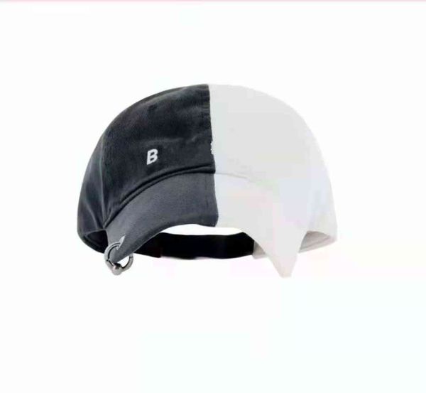 

brand cap fashion classic black white joining together design baseball ball s for men's woman four season optional q, Blue;gray
