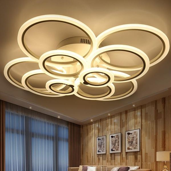 

ceiling lights stepless adjustable brightness and color led acrylic lamps 4/6/8/10 heads