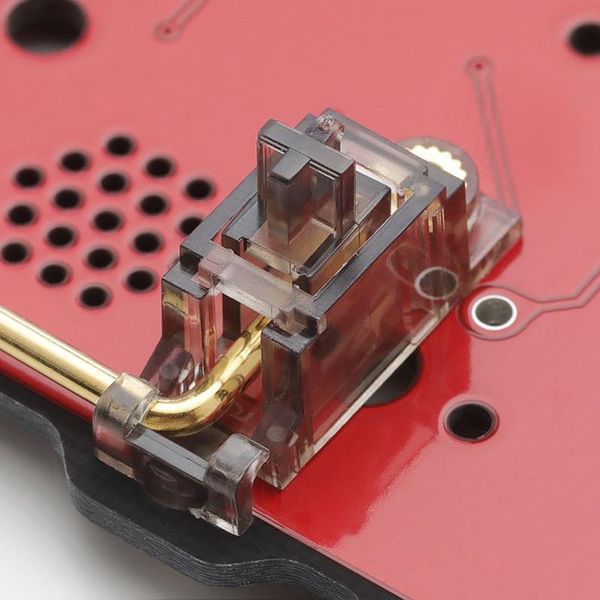 

keyboards transparent gold plated pcb screw in stabilizer for custom mechanical keyboard gh60 xd64 xd84 6.25x 2x xd96 xd87