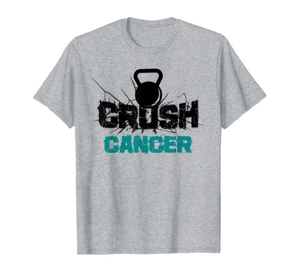 

fighter crush cancer ptsd awareness gift t-shirt, White;black