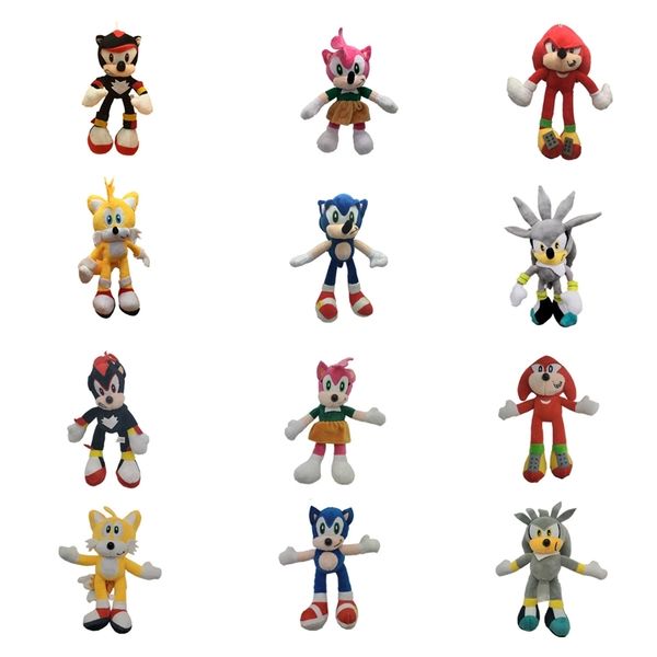 

super sonic 6 hedgehog plush doll pendant