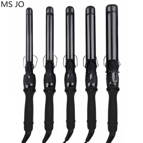 

lcd temperature adjustment hair curler professional curling irons wand wavers beauty styling tools
