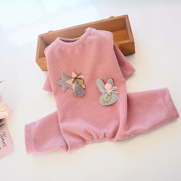 

dog apparel cat cartoon jumpsuit pajamas pet puppy tracksuit nightshirt t-shirt