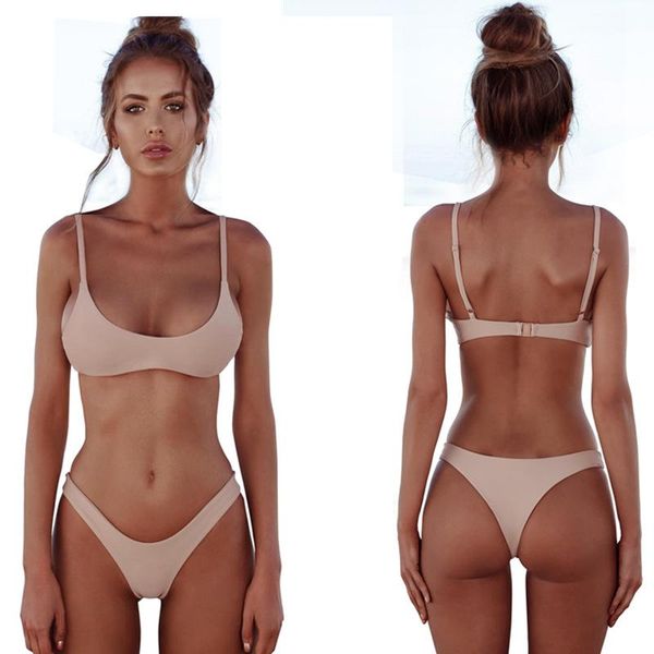 

triangle bikini plus size women swimwear two piece one-piece suits