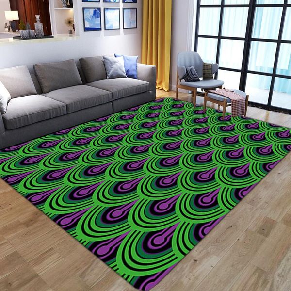 

carpets living room carpet 3d geometry pattern child bedroom play area rug kids game big soft flannel home hallway floor mat