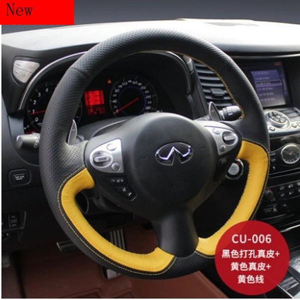 

steering wheel covers hand sewn leather suede car cover set for infiniti q70l qx50 q60 m25l qx56 interior accessories