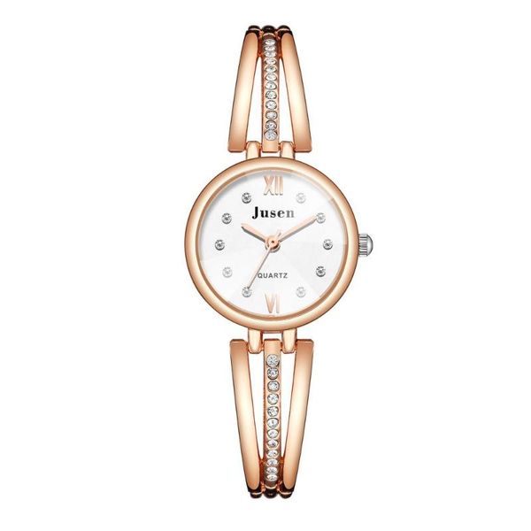 

wristwatches luxury fashion rose gold women bracelet watches qualities diamond ladies quartz stainless steel silver woman clock, Slivery;brown