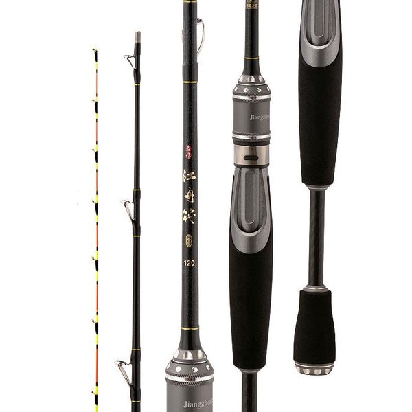 

boat fishing rods raft rod 55cm half titanium tip alloy 2 sections pole offshore