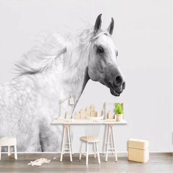 

wallpapers youman 3d wall po murals wallpaper horse animal living room mural paper decor