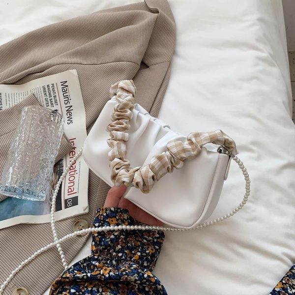 

evening bags bag for women 2021 fashion style shoulder messenger square underarm pearl