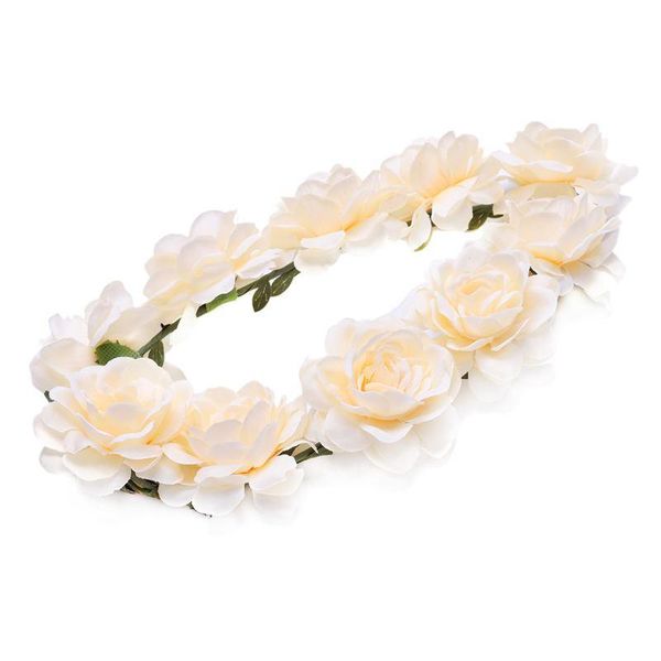 

decorative flowers & wreaths women shower flower bohemia style headdress hair band, floral wreath headbands headband for wedding