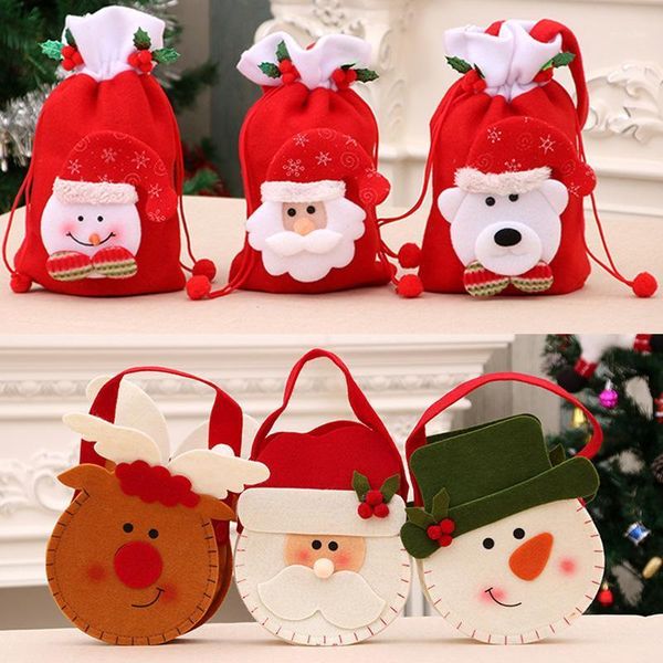 

christmas decorations candy party gift bag xmas storage packing wrapper supplies decora adornos de navidad kids gifts accessories