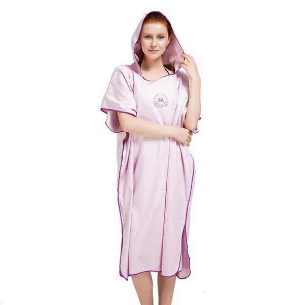 

bathrobe ultra fine fiber quick drying bath towel bathrobe diving cape beach design