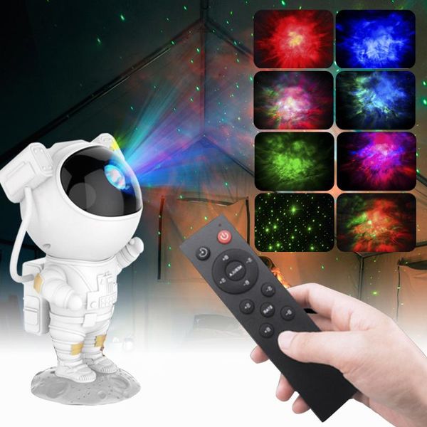 

party decoration led projection lamp creative astronaut starry sky light night remote control type usb desk atmosphere