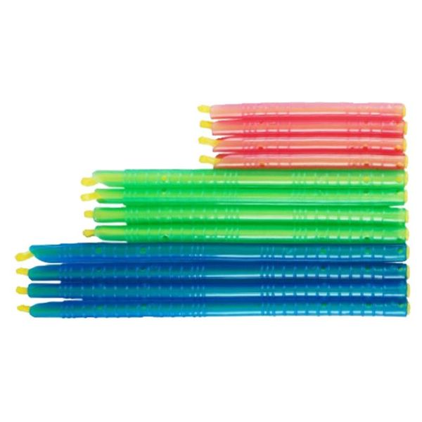 

12pcs creative clips snack sealing chips slide on bag stick chip plastic clamp