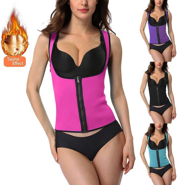 

women's shapers womens sweat sauna neoprene body shaper slimming waist trainer slim belt gym, Black;white