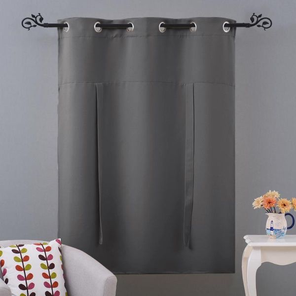 

solid color roman short curtain blackout drapery home decoration accessories sun shade fabric for kitchen window & drapes